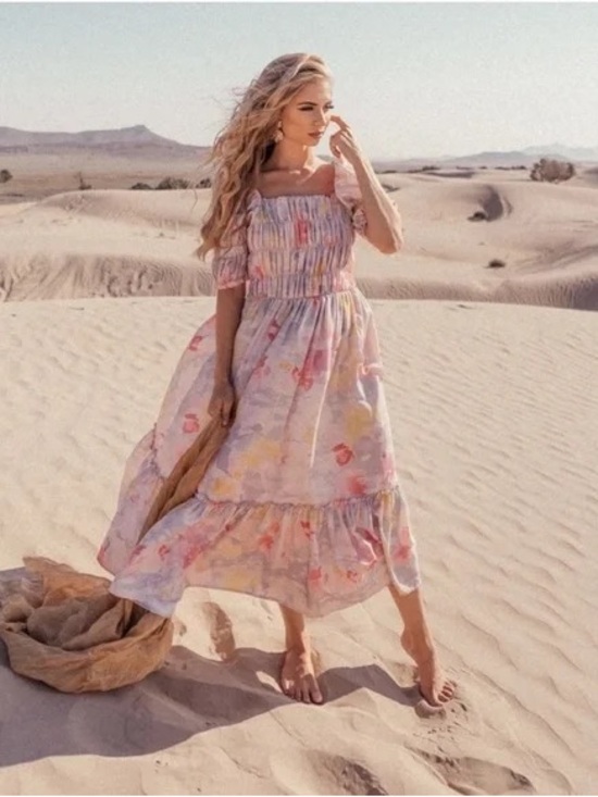 JessaKae Dresses & Skirts - JessaKae Kaleidoscope Maxi Dress | Medium